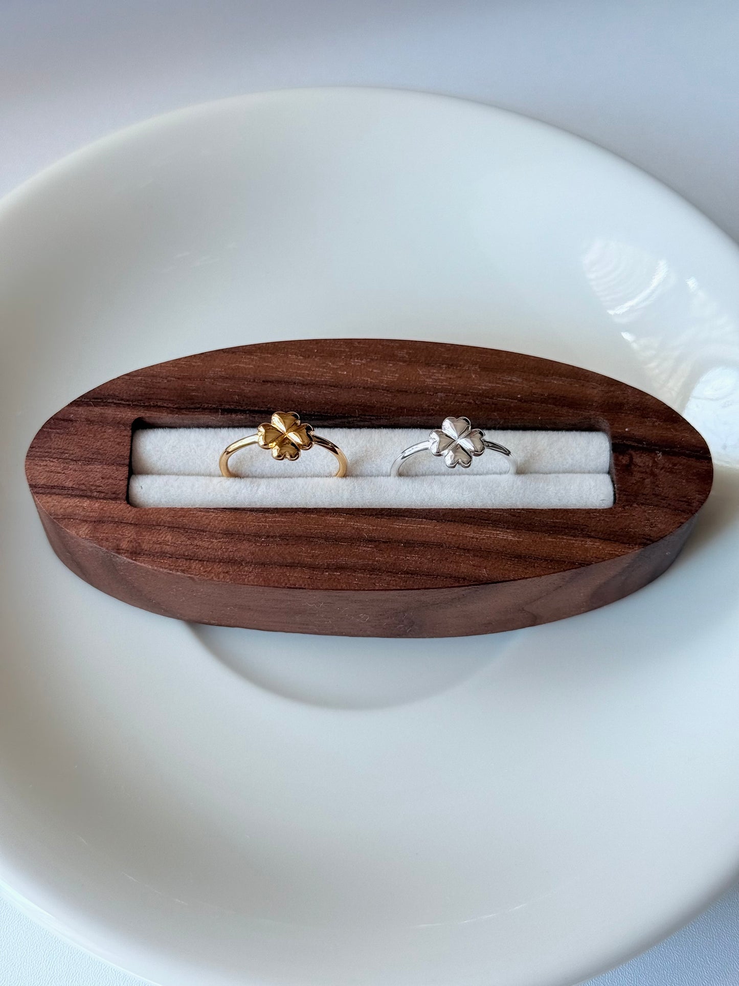 給你滿滿的祝福🍀四葉幸運草戒指