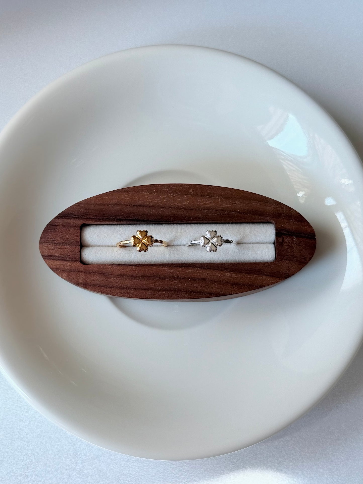 給你滿滿的祝福🍀四葉幸運草戒指