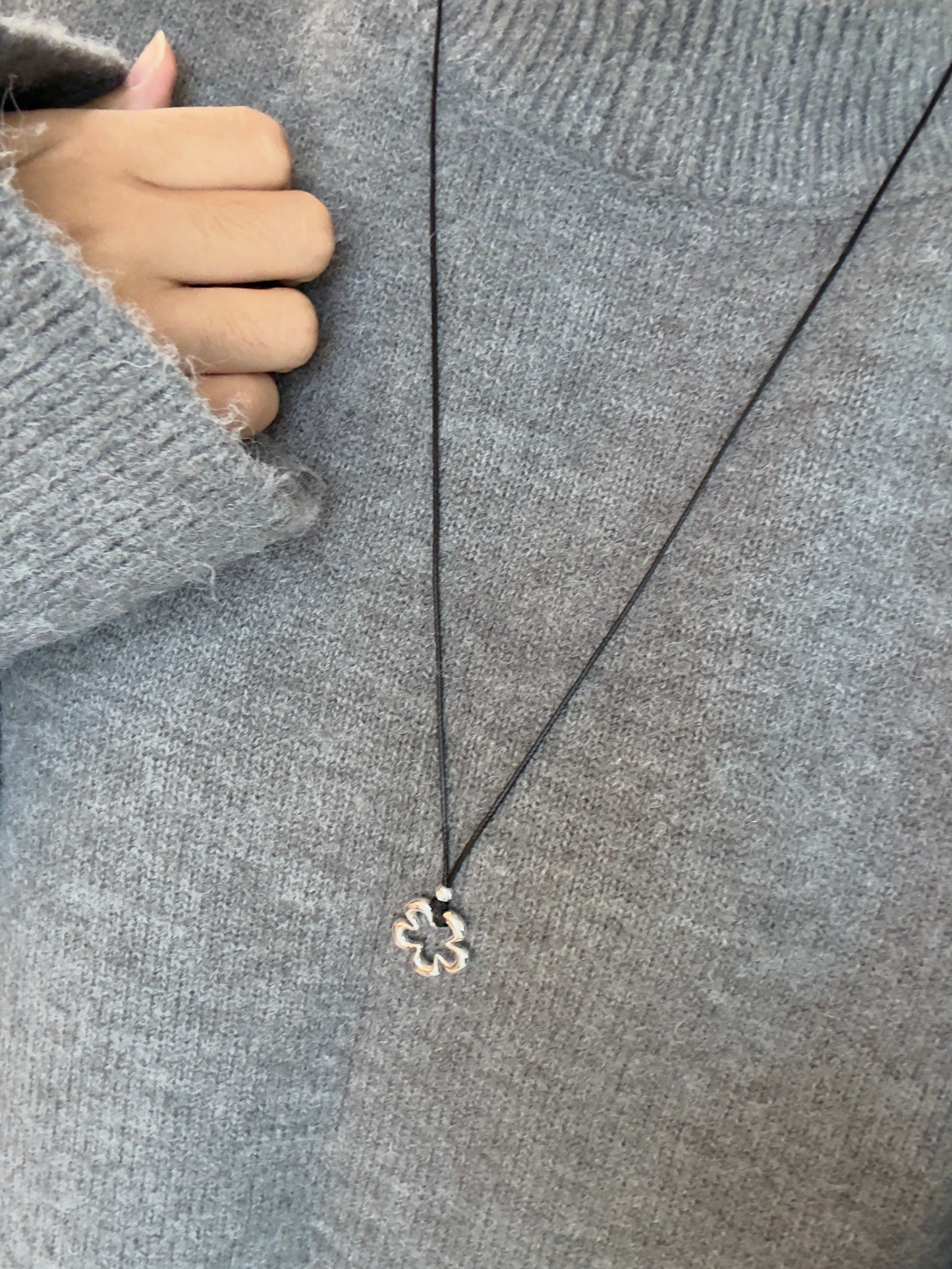 重工小花長鏈毛衣鏈🌼