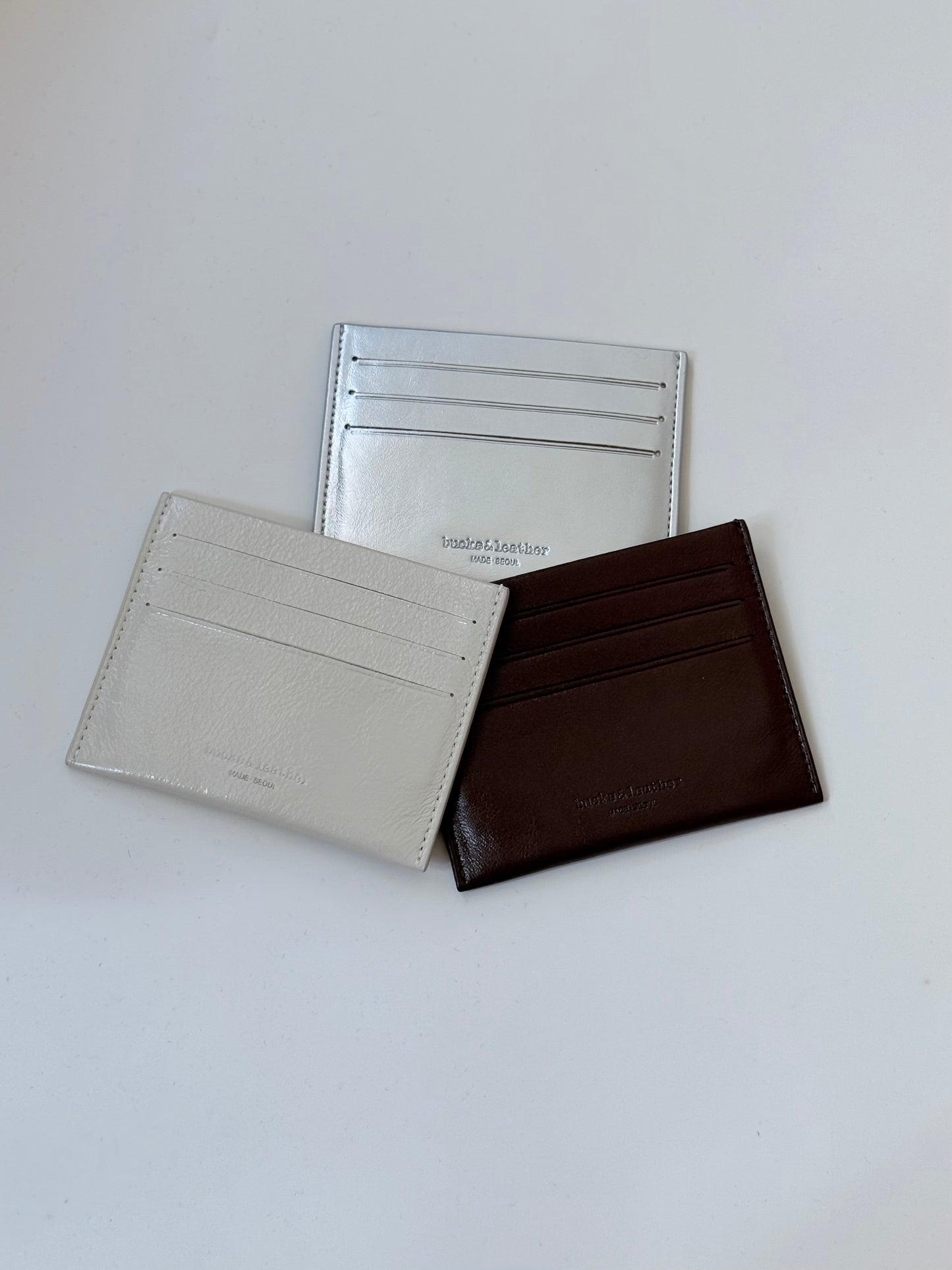 Bucks&leather牛皮卡夾