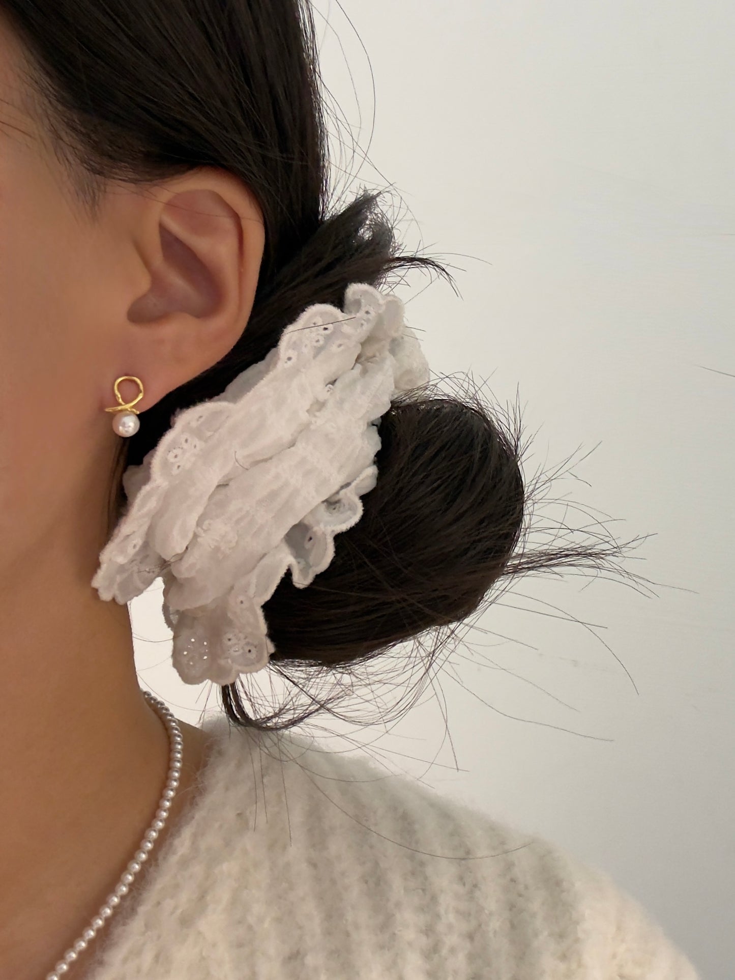 推薦款💖簡約線條珍珠耳環