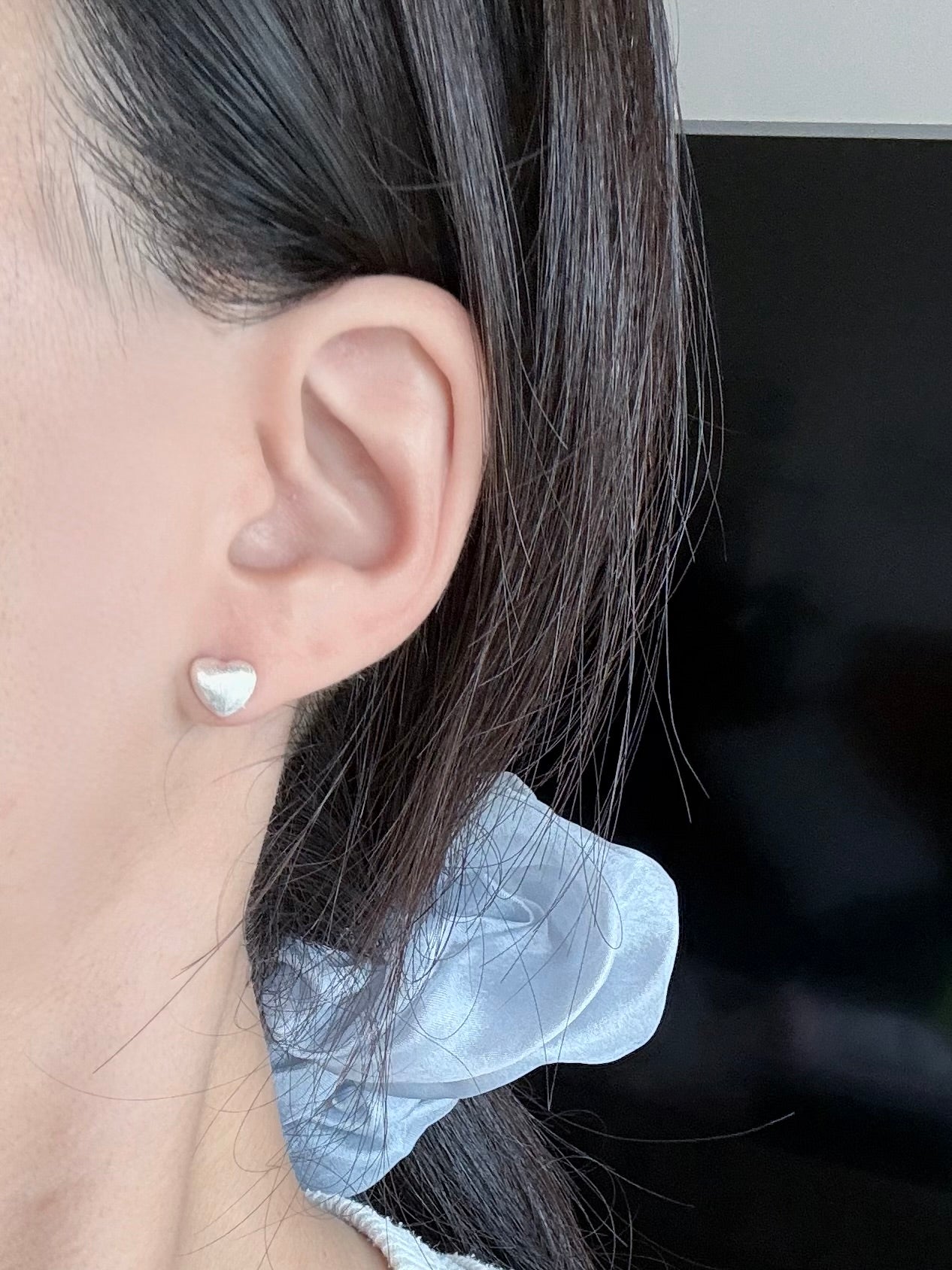 霧面愛心耳環💖Matte Heart Earrings