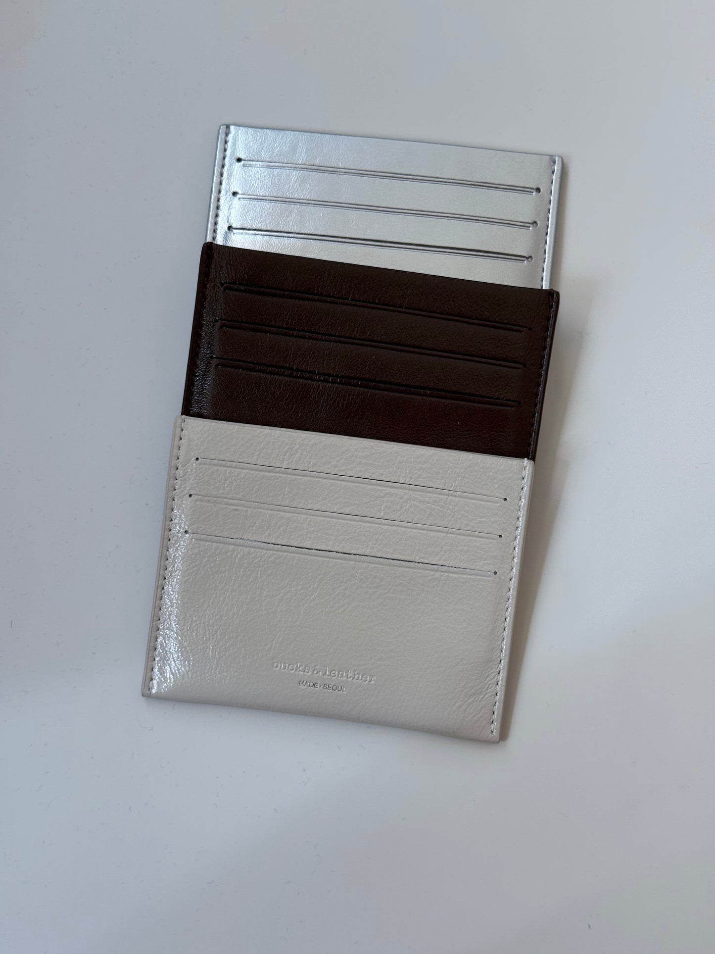 Bucks&leather牛皮卡夾