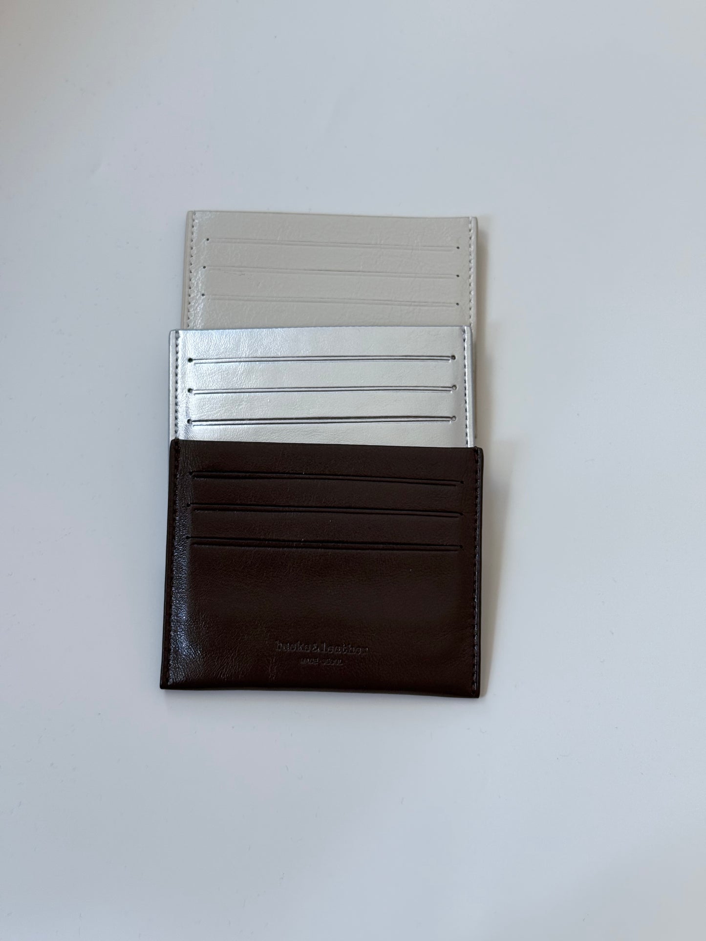 Bucks&leather牛皮卡夾