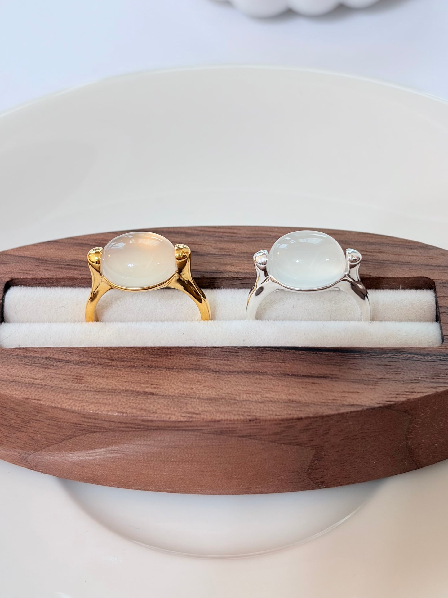 復古感💫貓眼石戒指Cats eye glow rings