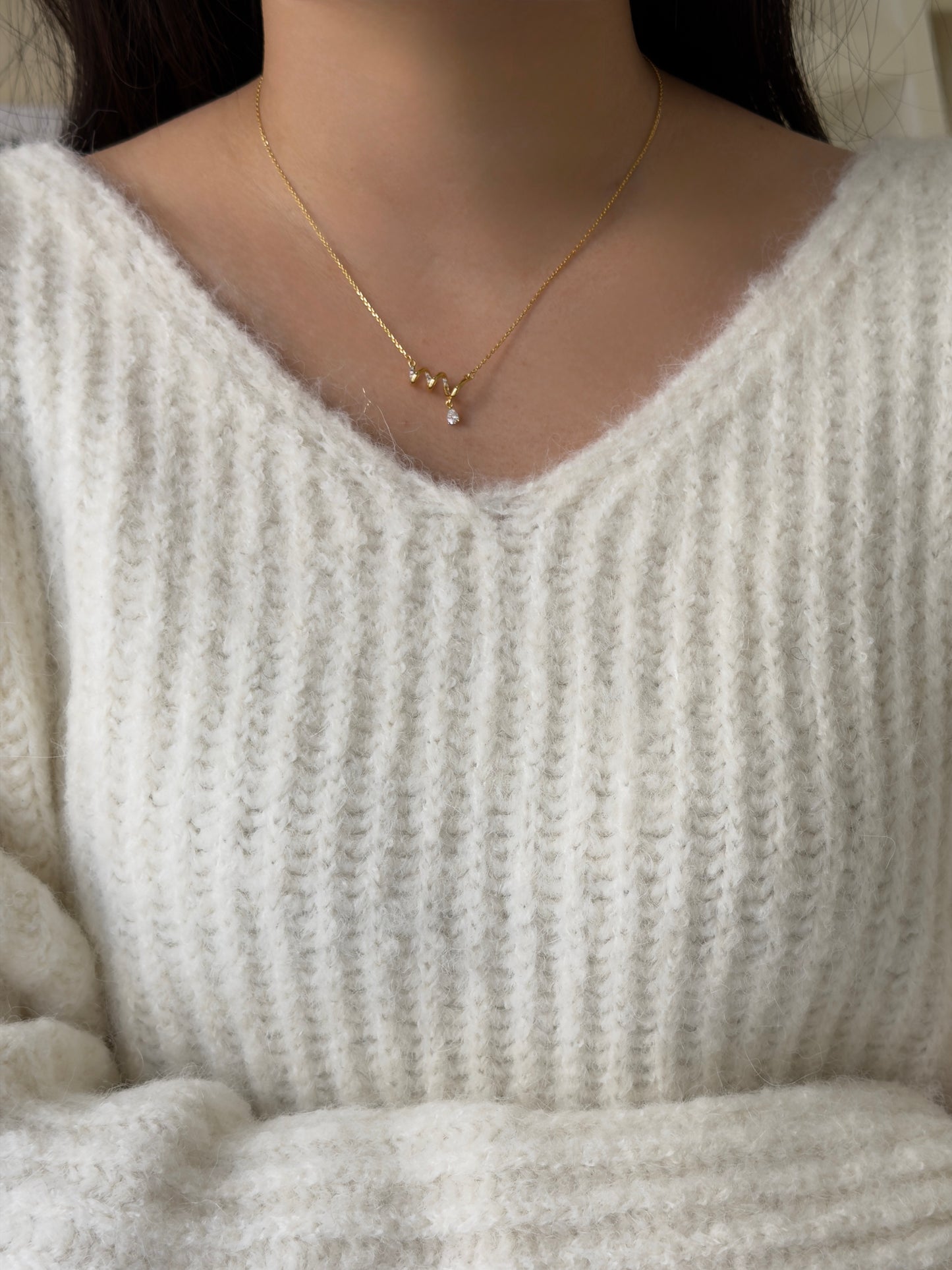 Gentle Ripple Necklace✨