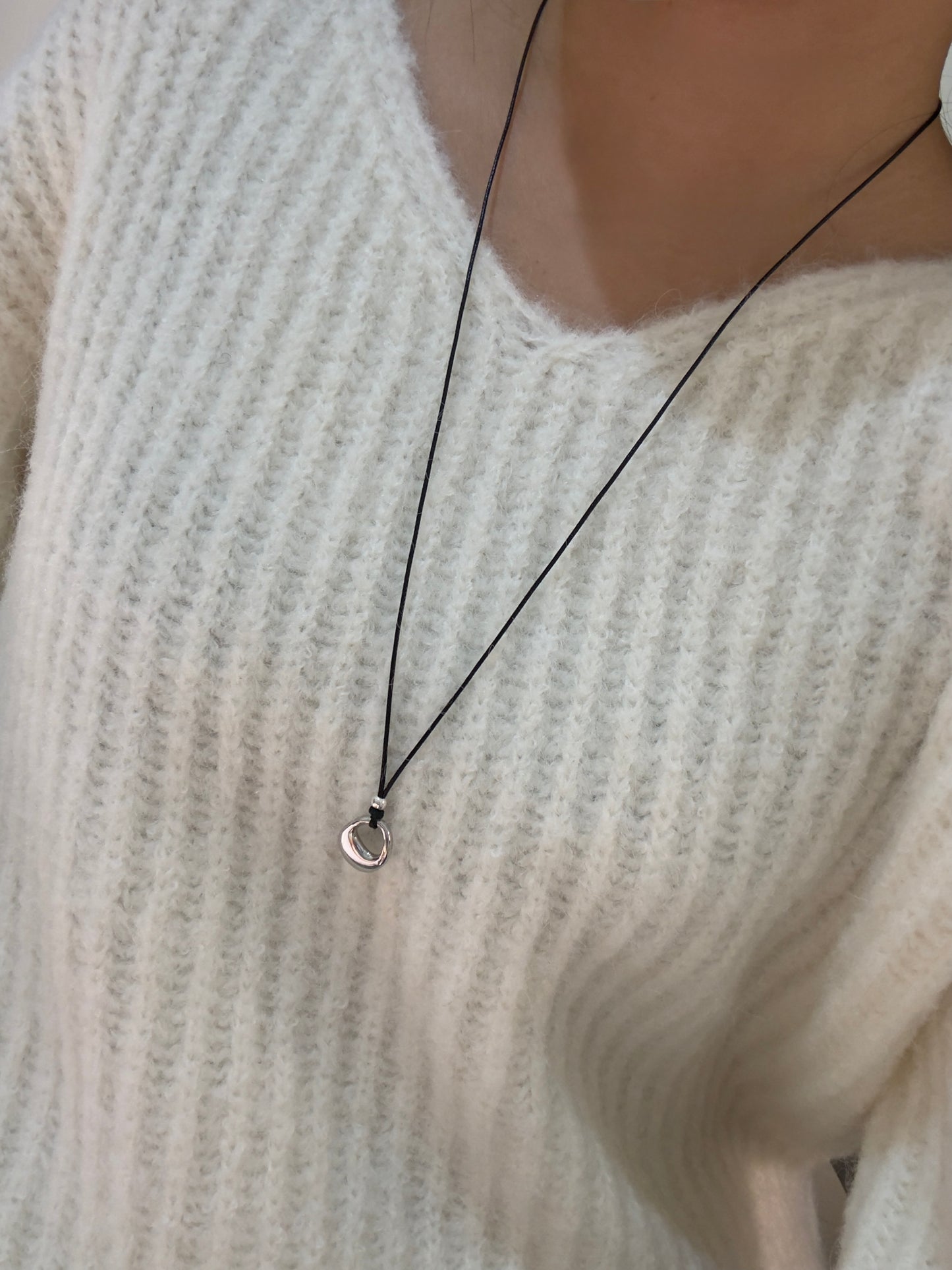 穿搭必備🤍份量感長鏈毛衣鏈