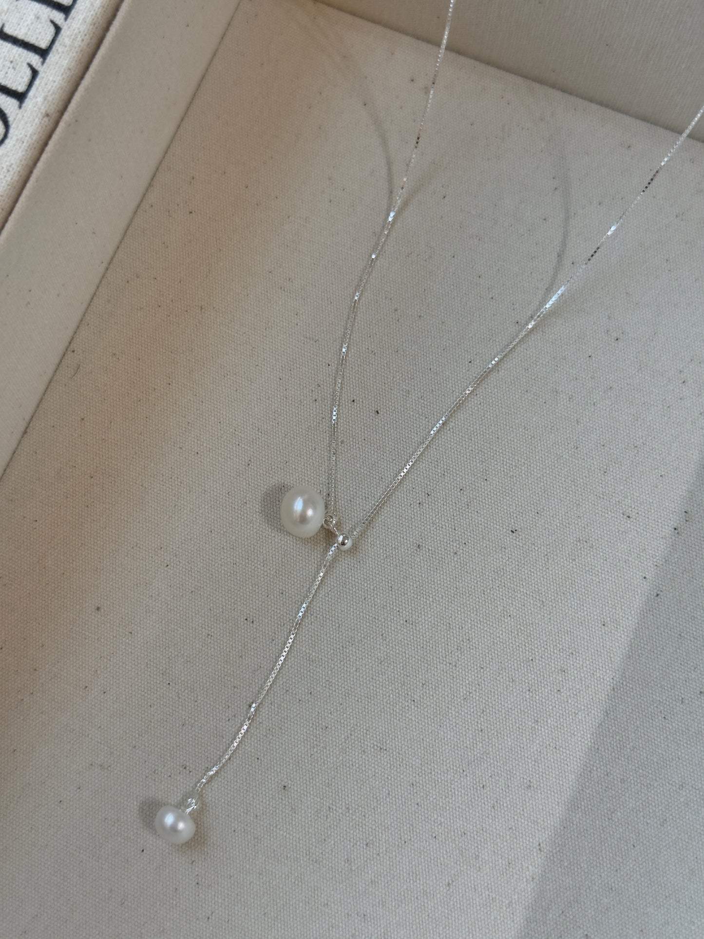 氣質穿搭必備 淡水珍珠調節長鏈毛衣鏈🫧