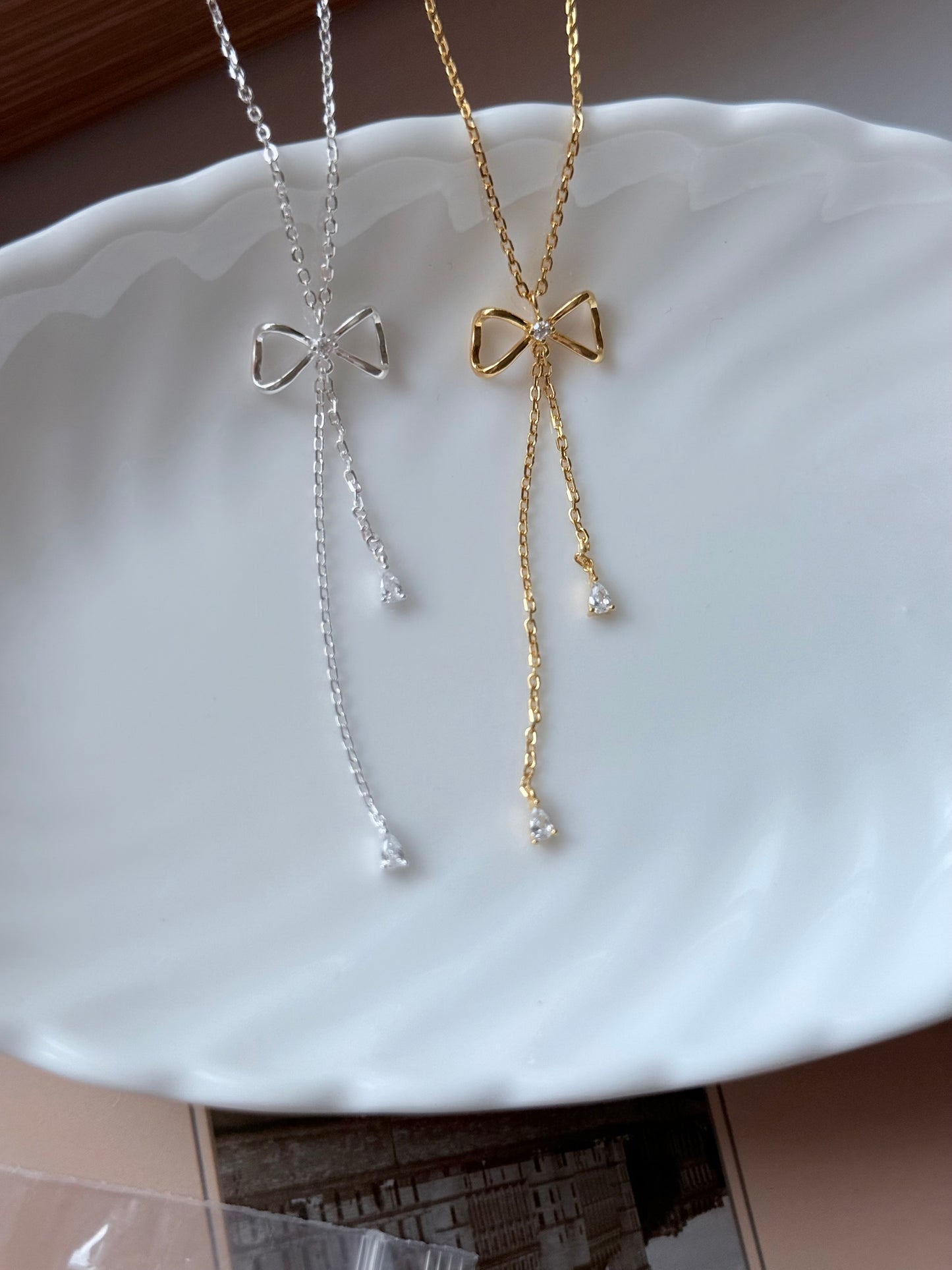 浪漫蝴蝶結項鍊Romantic Ribbon Necklace