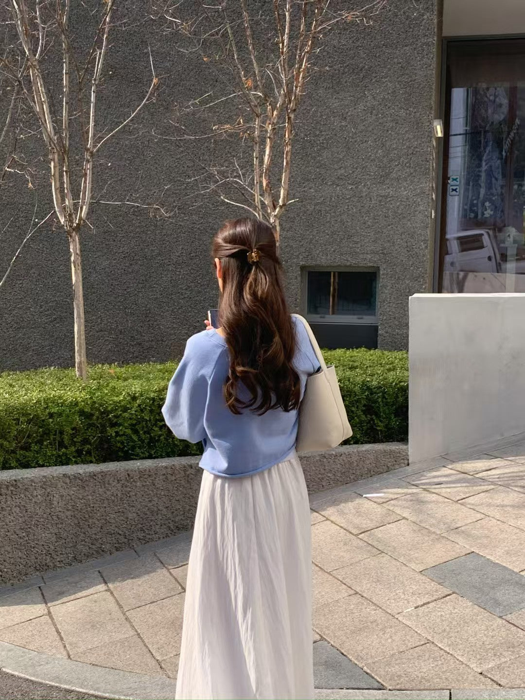 【現貨🍦】A41法式輕亞麻飄逸長裙
