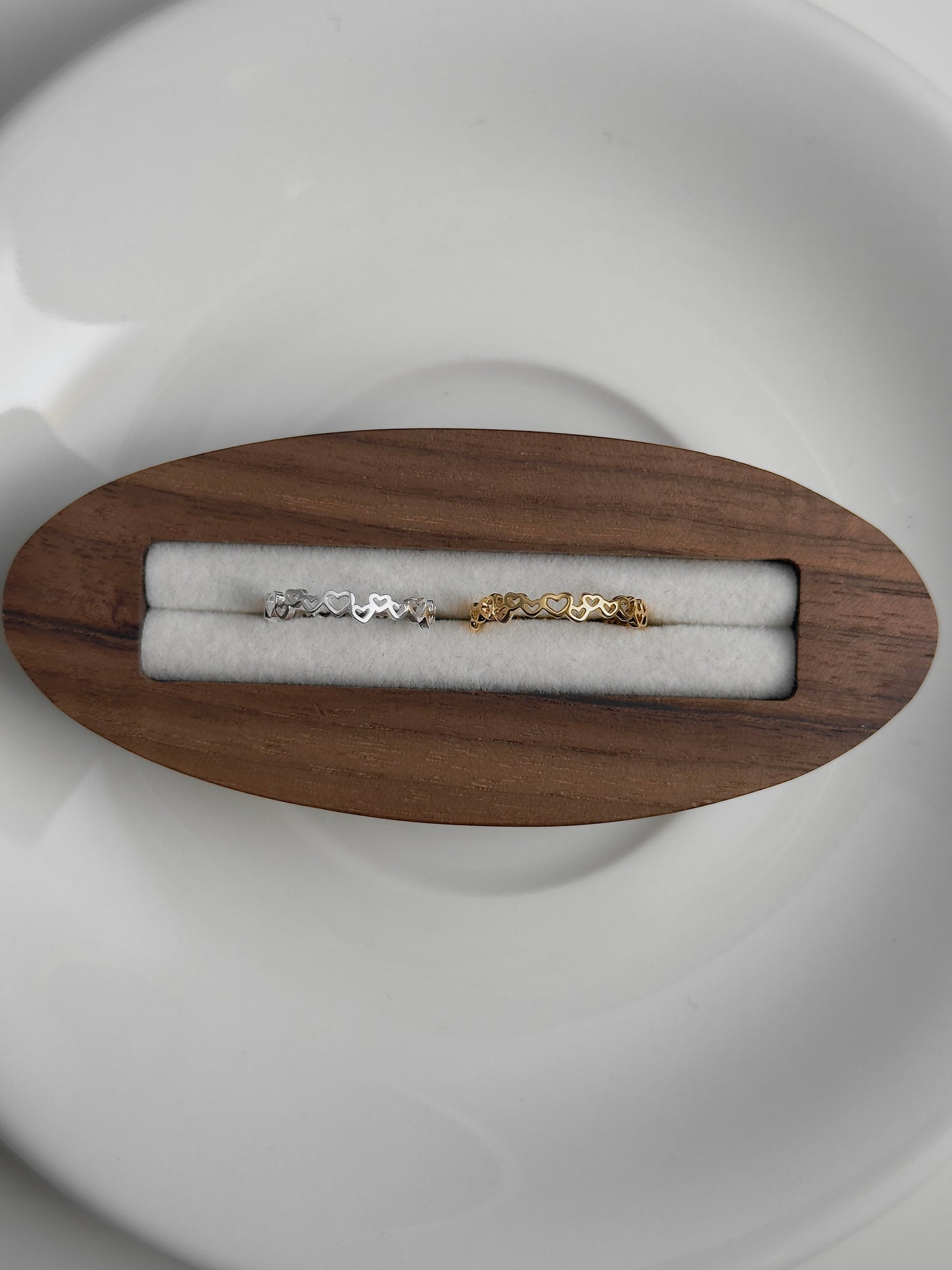 熱銷款💖鏤空愛心戒指