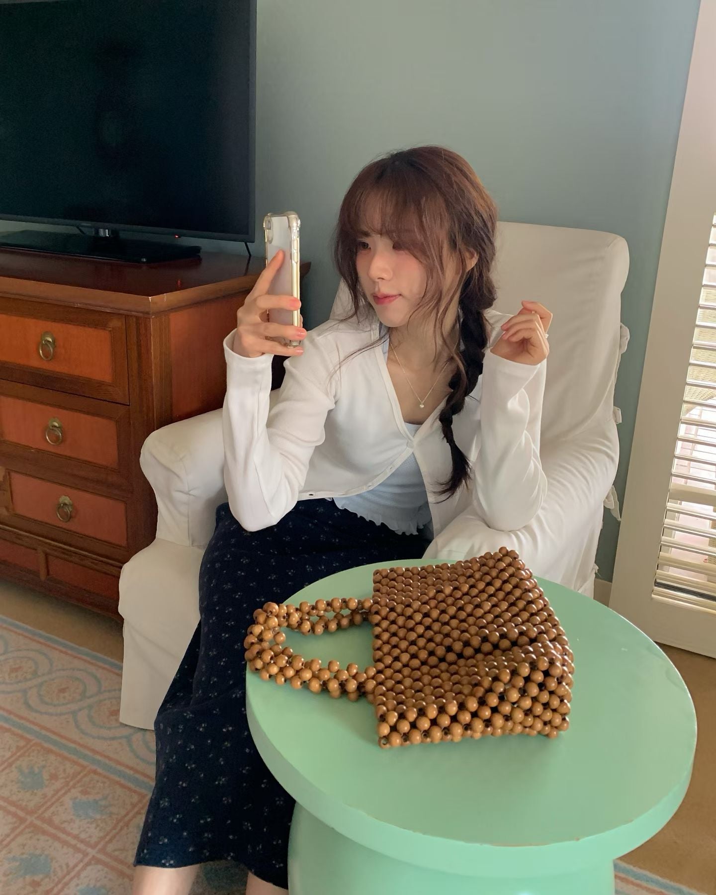 【現貨🍦】F19小碎花坑條棉裙