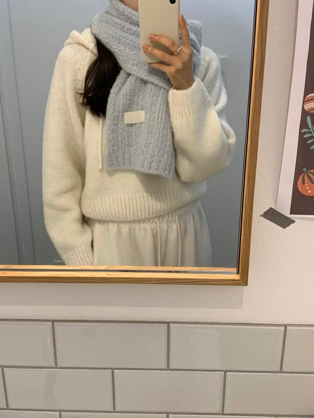 🇰🇷設計師選品 羊駝毛&羊毛混織短板帽踢