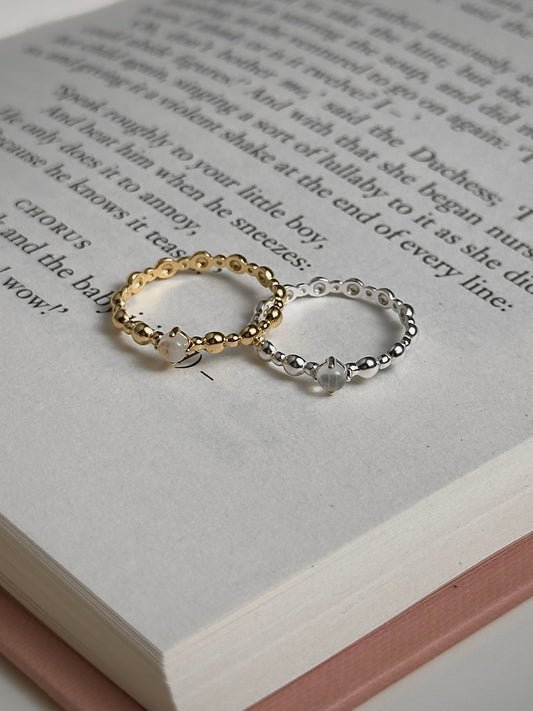 推薦款💖復古月光石戒指