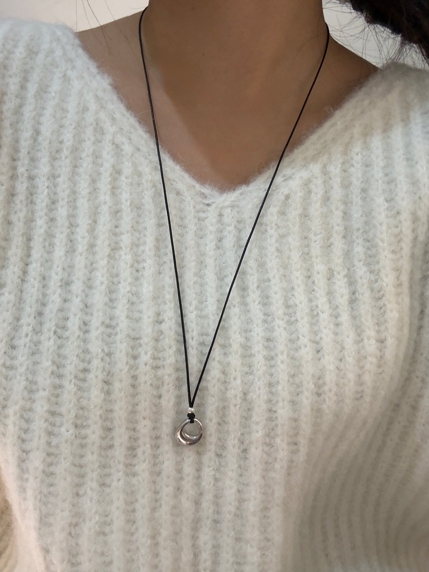 穿搭必備🤍份量感長鏈毛衣鏈