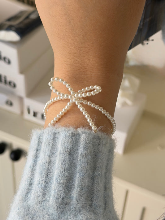 推薦款💝蝴蝶結珍珠手鏈