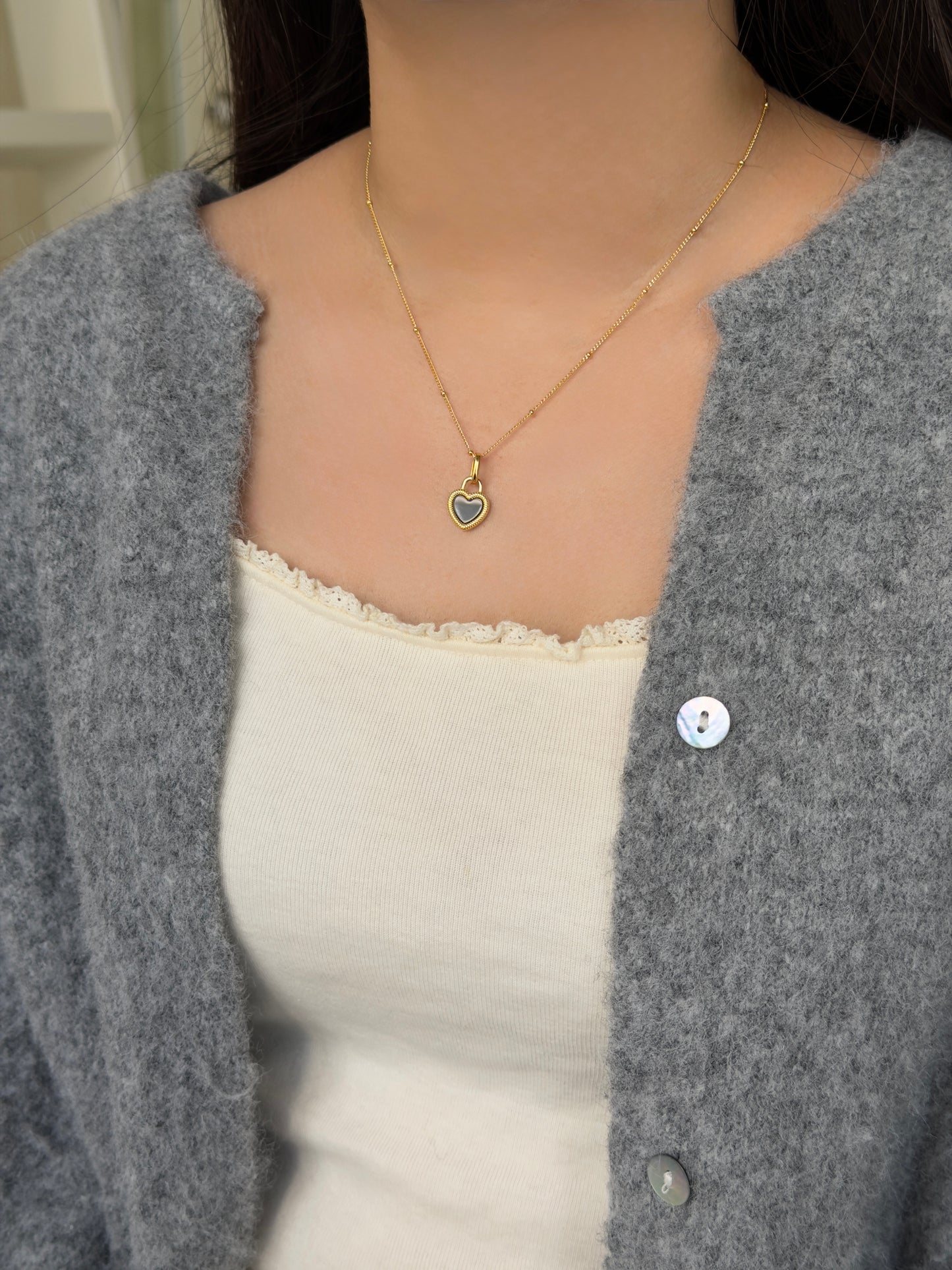 質感推薦💝雙面愛心項鍊