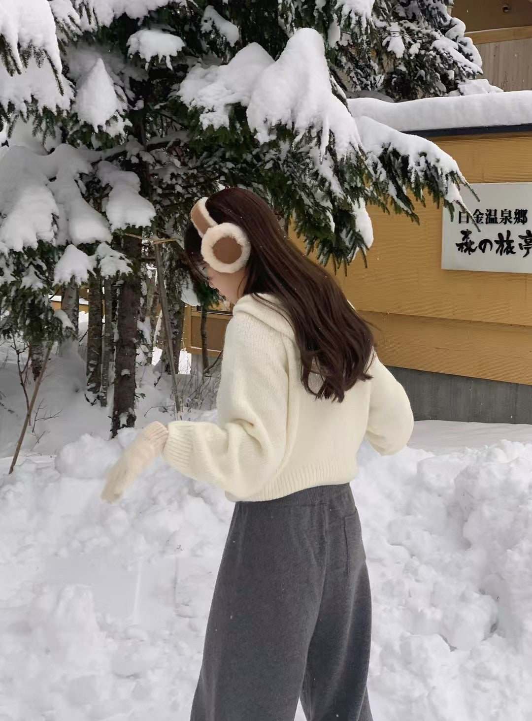 🇰🇷設計師選品 羊駝毛&羊毛混織短板帽踢