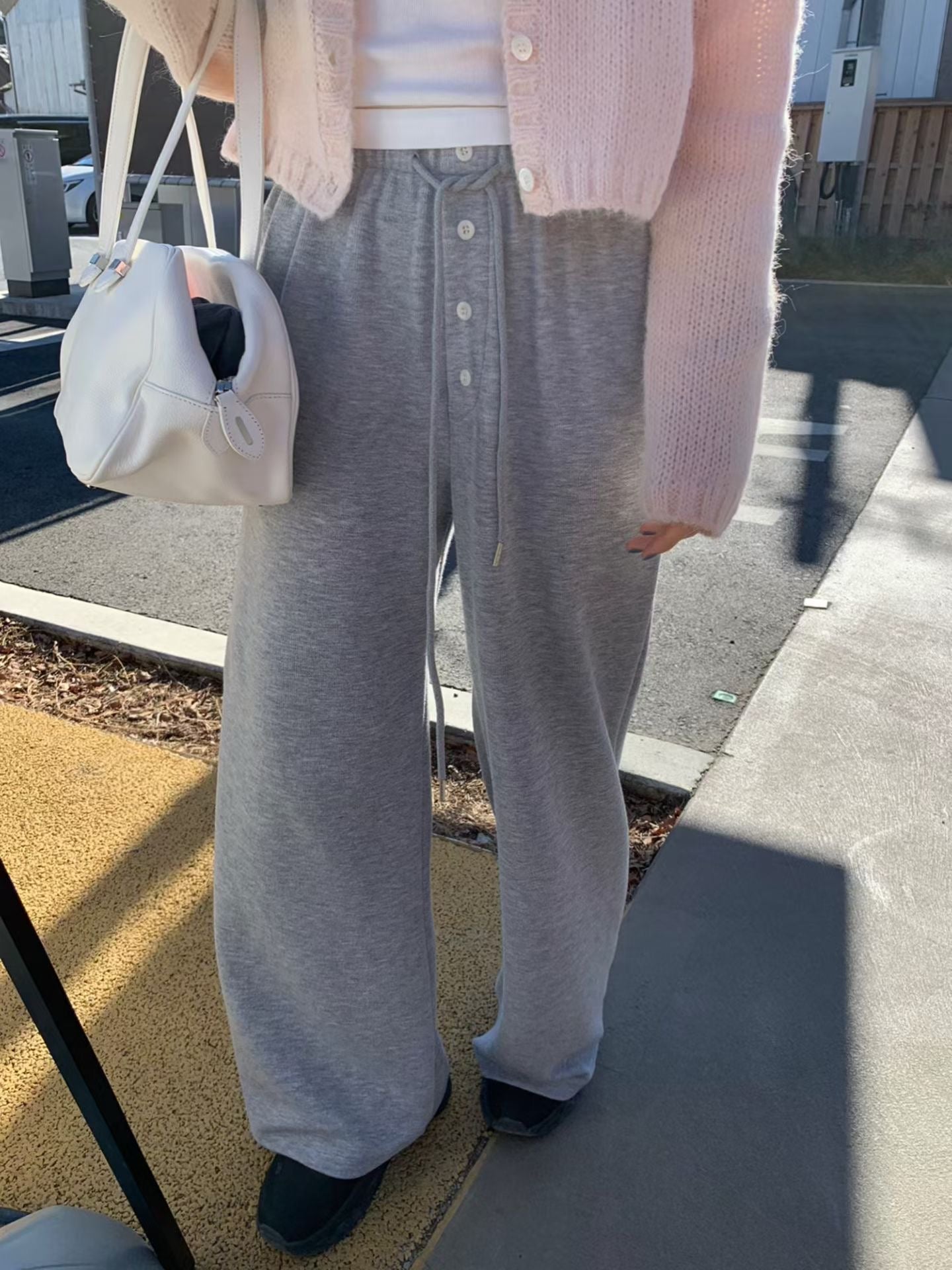 【現貨🍦】M68奶油系舒服棉褲