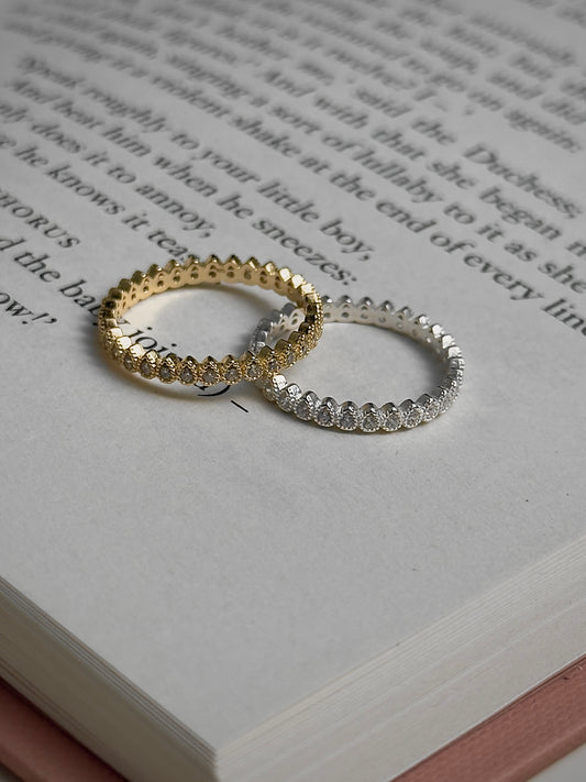 皇冠感👑復古小鑽戒指