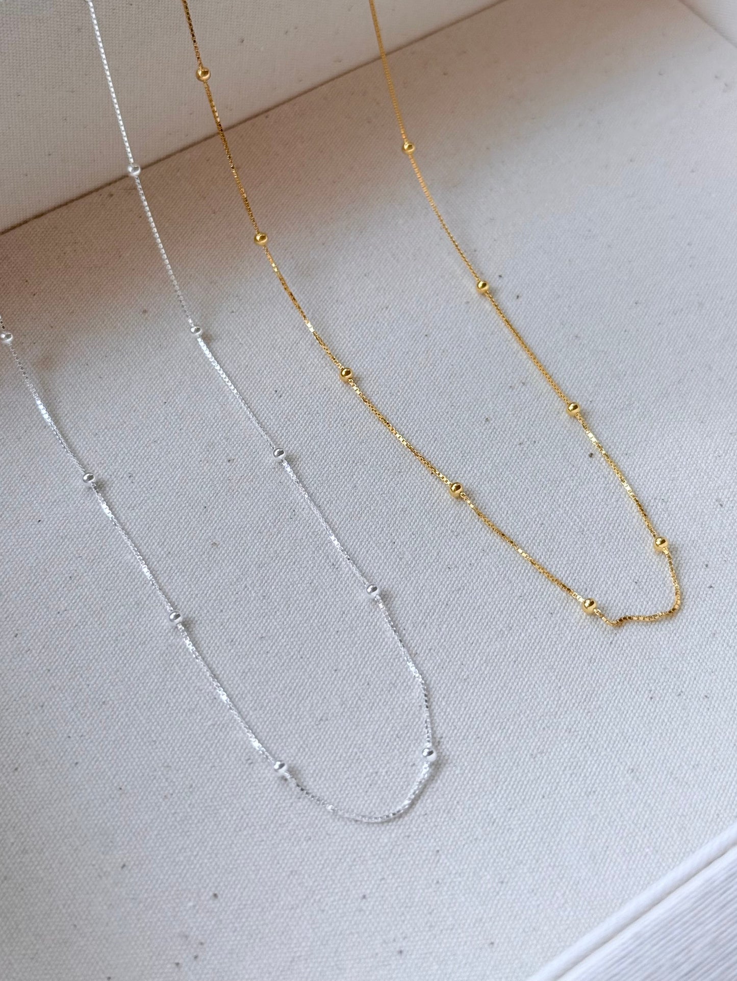 百搭極簡素鏈☁️Soft Bead Necklace