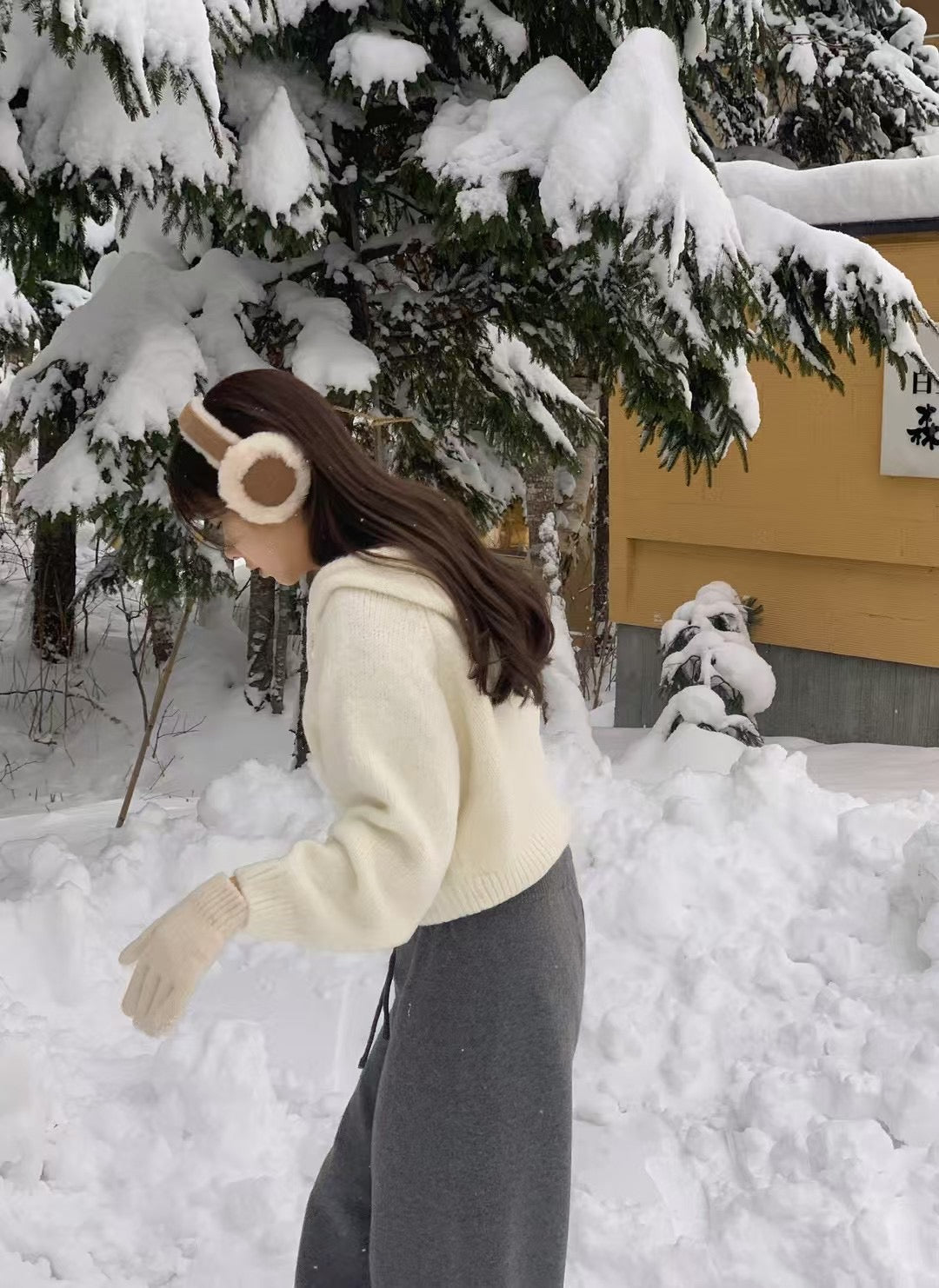 🇰🇷設計師選品 羊駝毛&羊毛混織短板帽踢