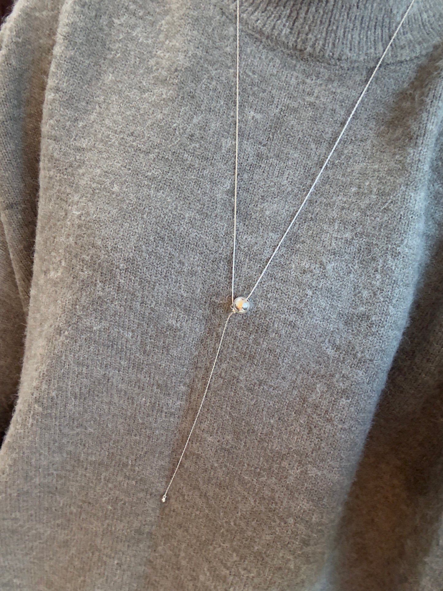 經典必備款🌟珠珠調節長鏈毛衣鏈