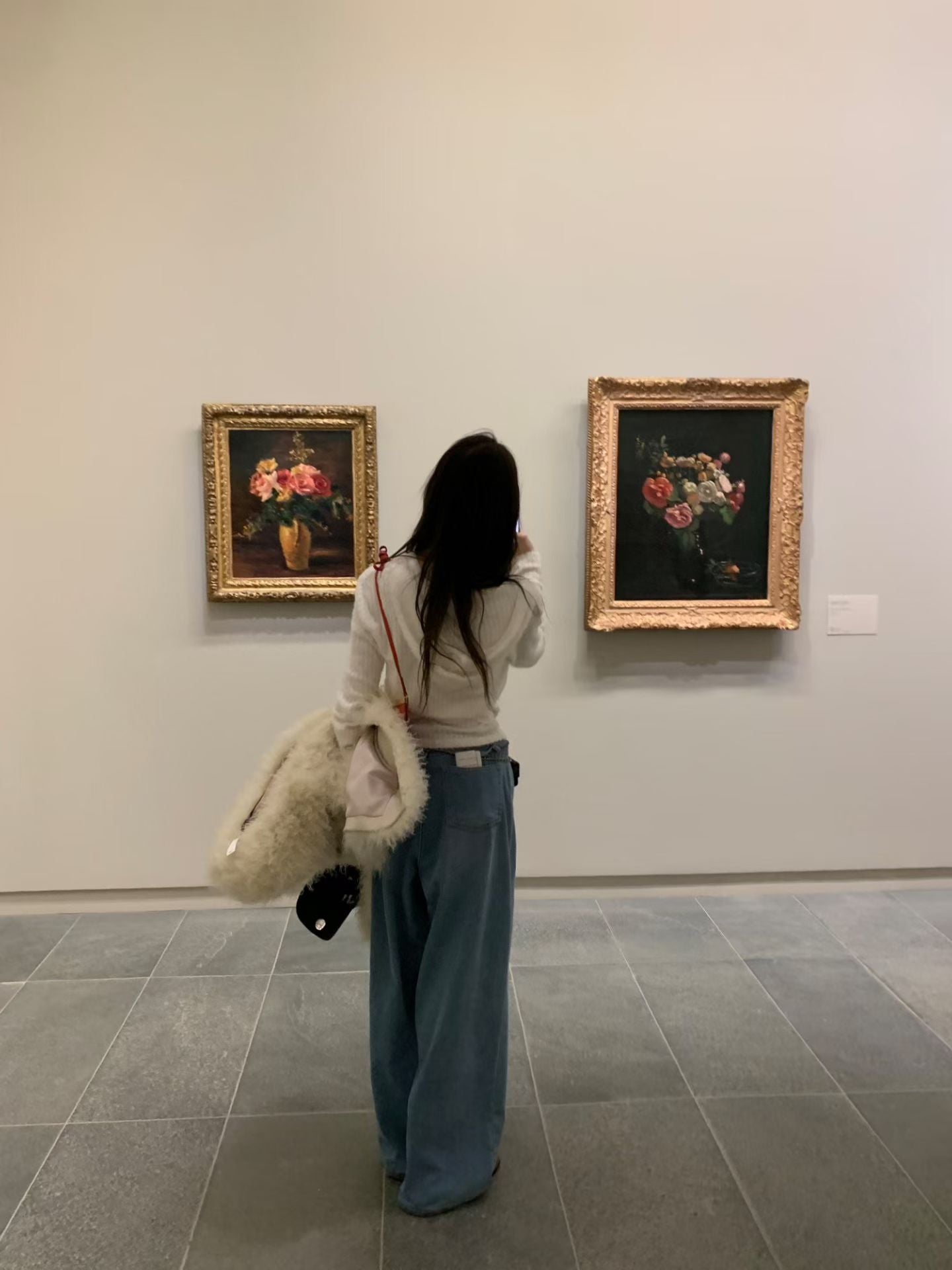 仿安哥拉毛針織背心開衫套裝