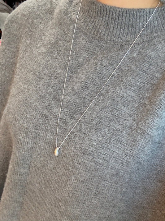 Bailuacc自訂款🤍重工水滴長鏈毛衣鏈