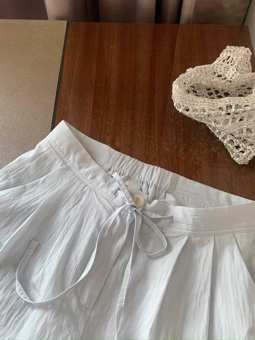 J06夏日必備☀️法式天絲涼感舒服褲