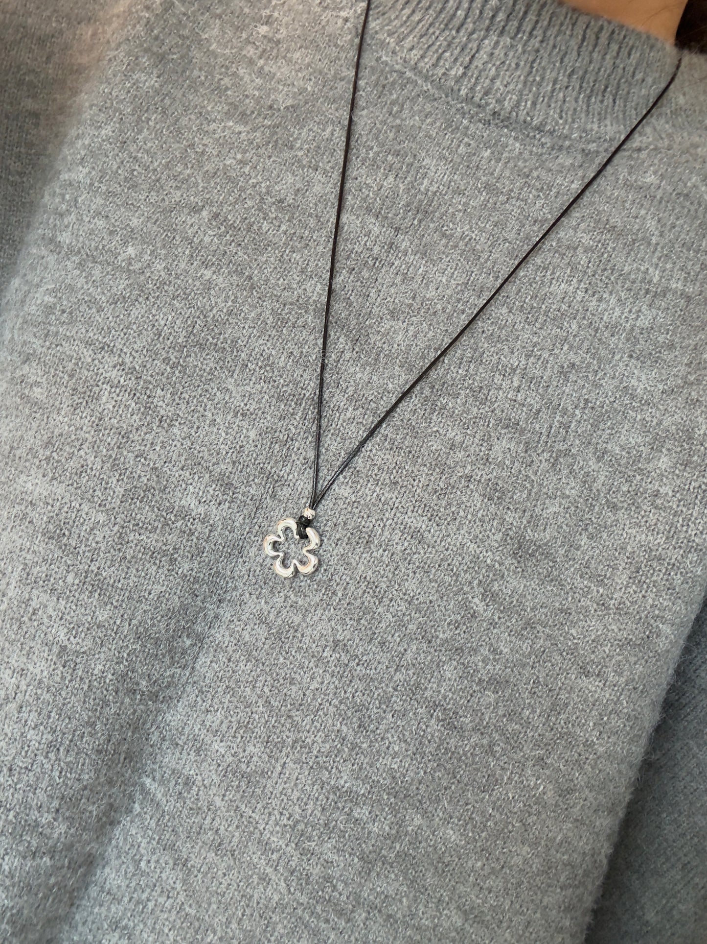 重工小花長鏈毛衣鏈🌼