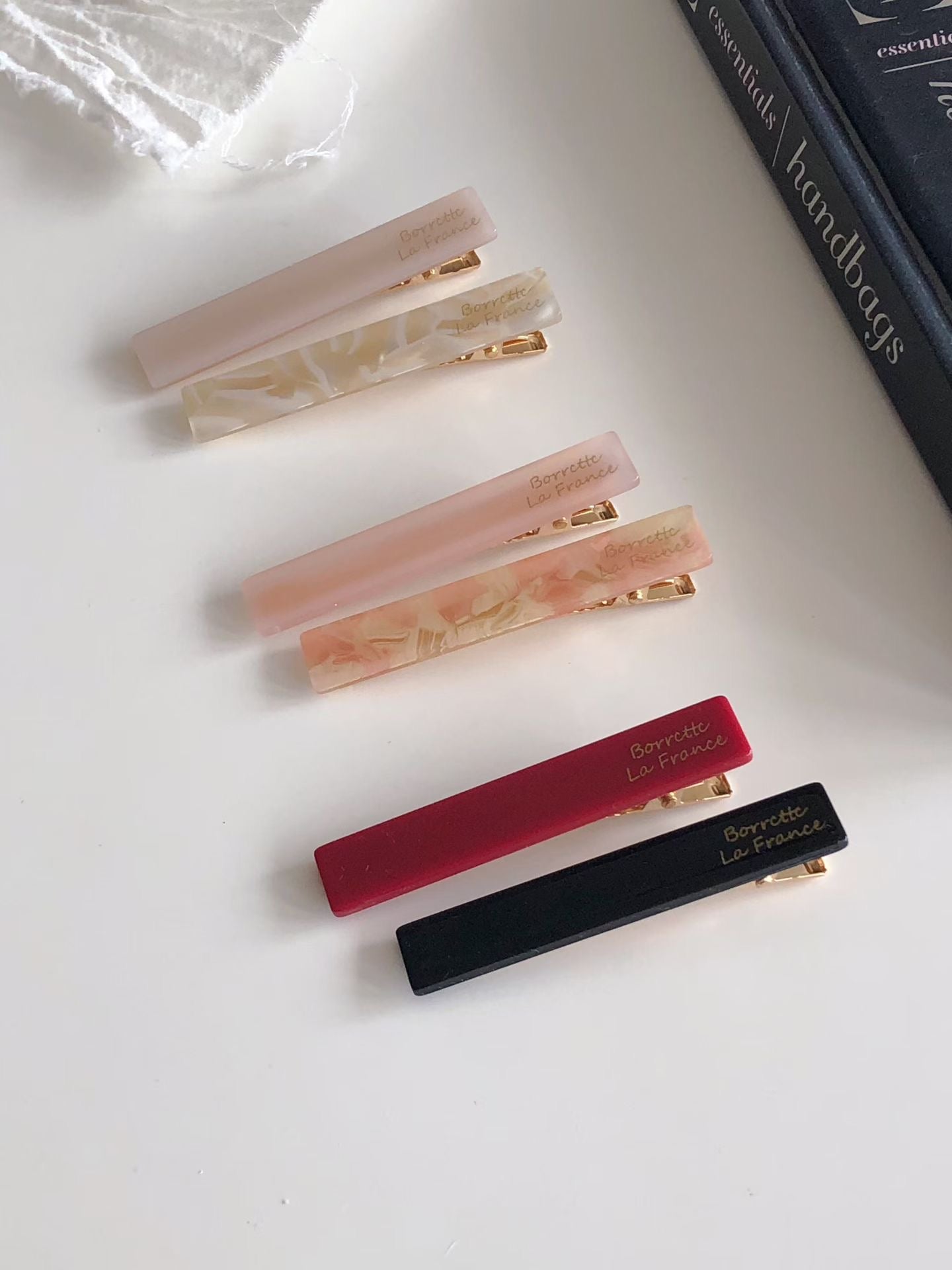 🎀本期連線限定｜質感法國醋酸髮夾組