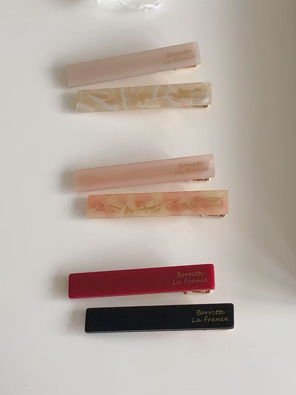 🎀本期連線限定｜質感法國醋酸髮夾組