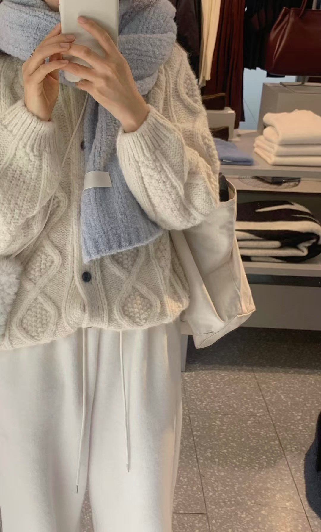 韓國設計師款🇰🇷羊駝毛羊毛混織圍巾