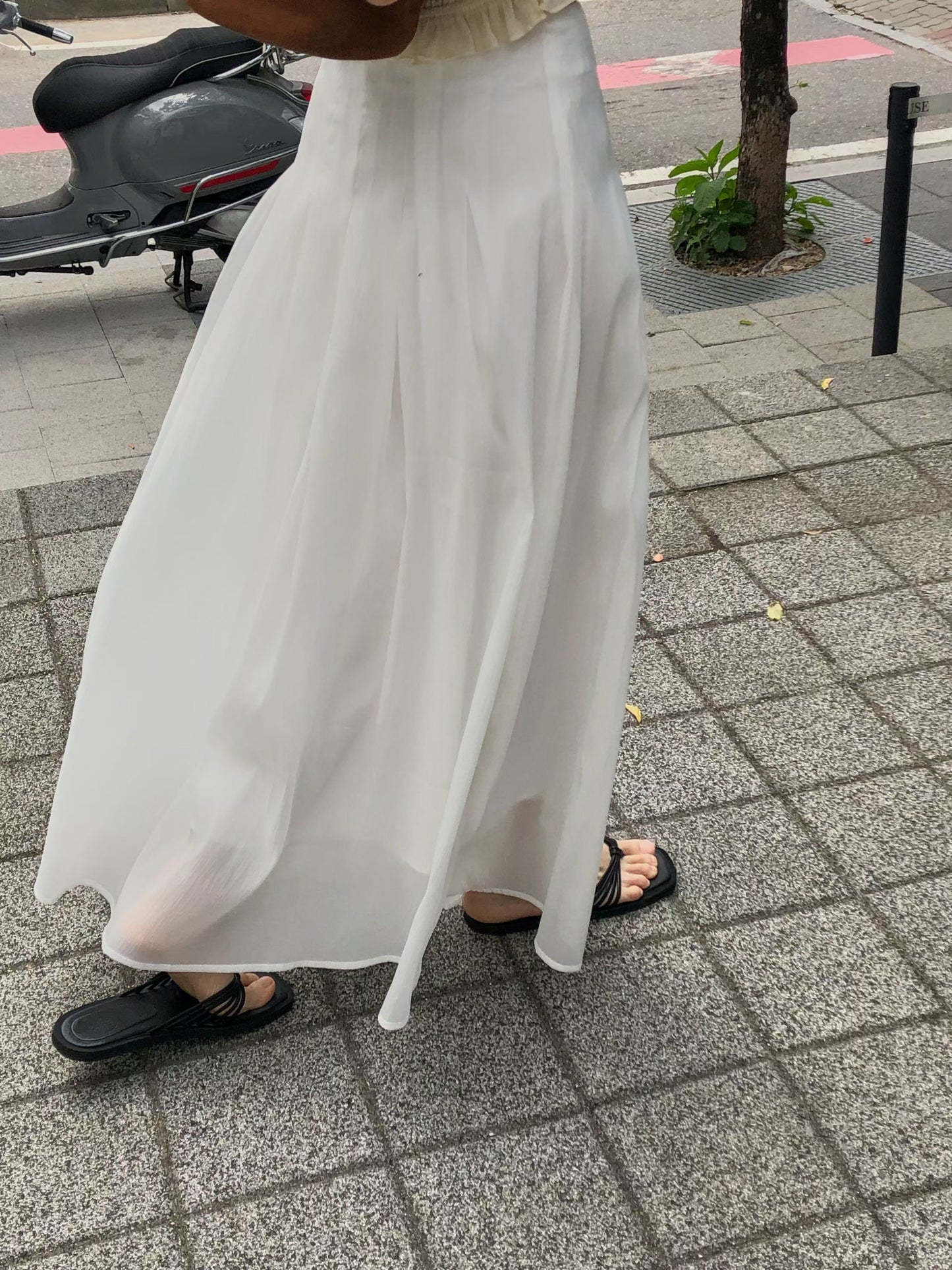 J15法式月光奶霧長裙