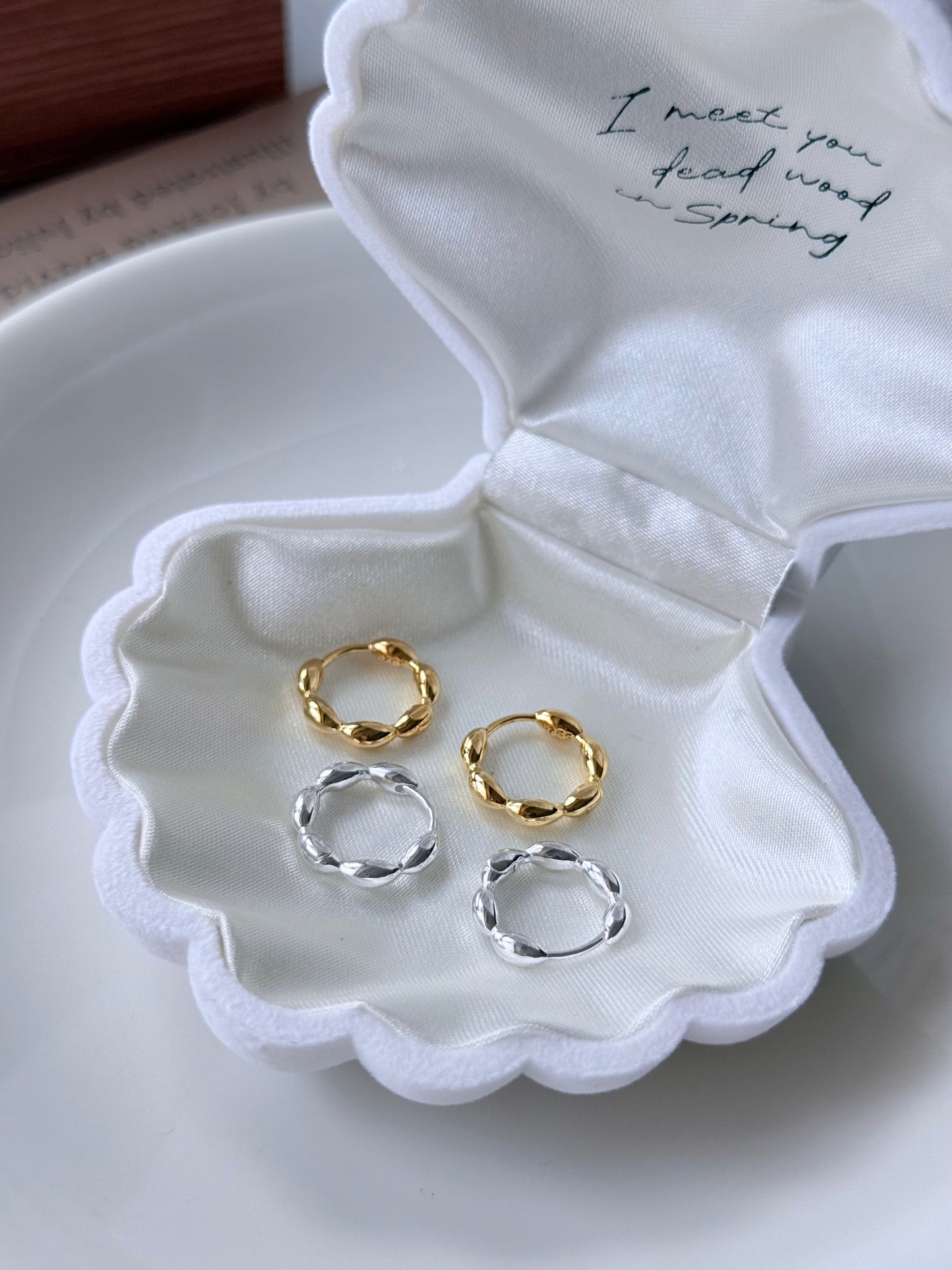 ☁️簡約百搭雲朵日常耳扣