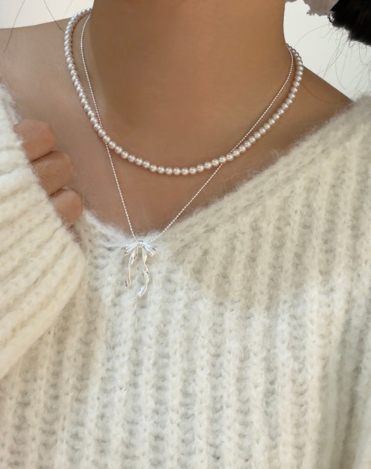 重磅推薦🎄💖浪漫緞帶蝴蝶結項鍊