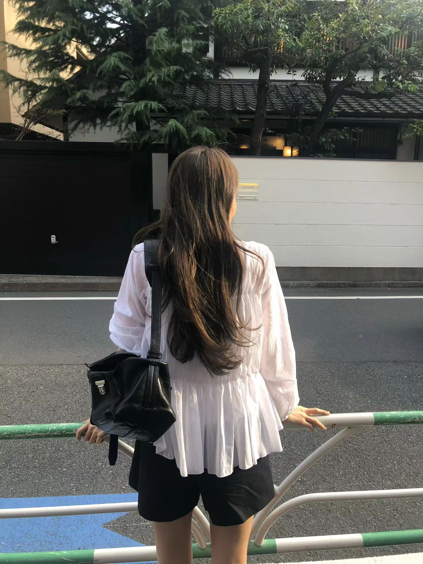 【現貨🍦】A16法式溫柔皺摺綁帶襯衫