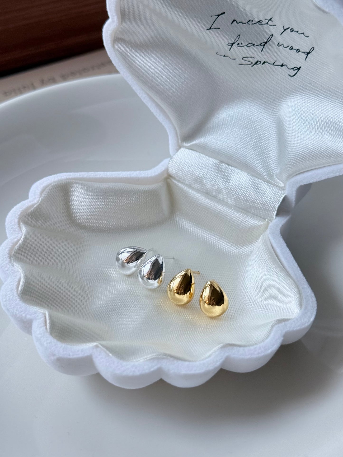 極簡水滴耳環💧Droplet Earrings