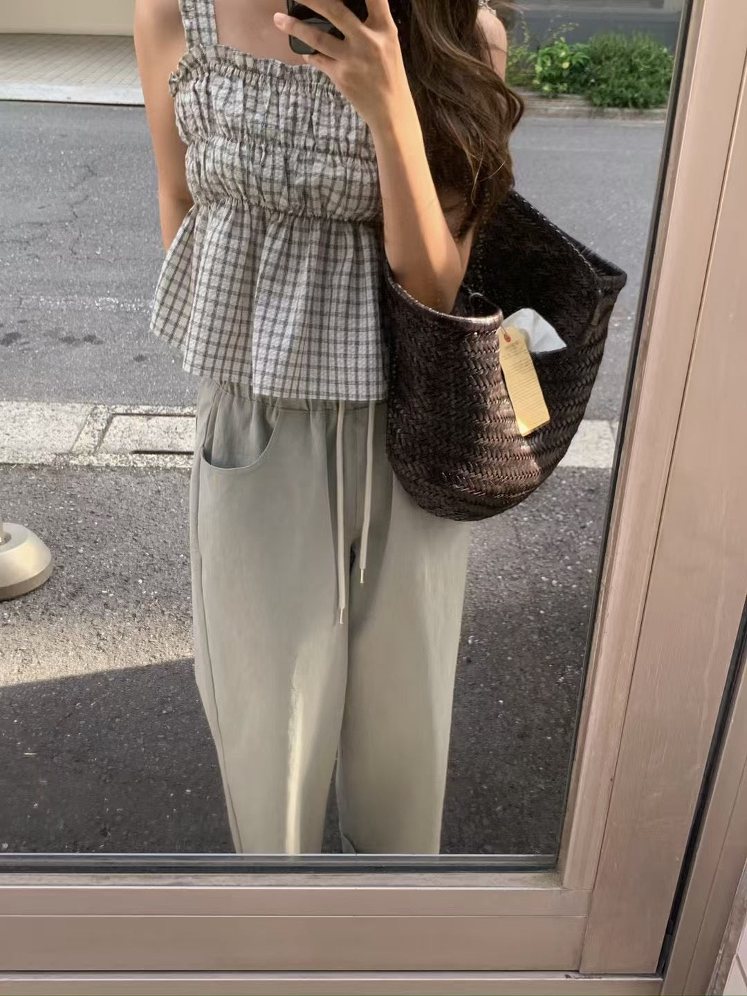 Y35法式慵懶感休閒褲