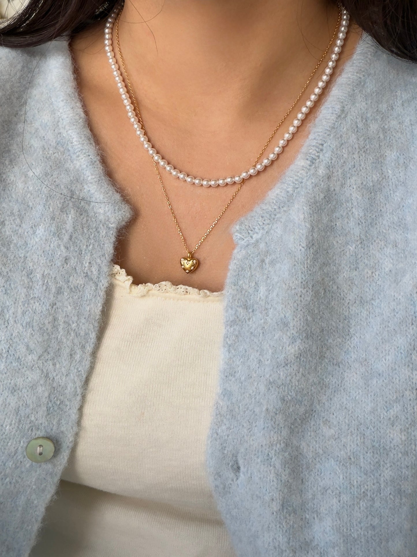推薦款✨法式心形項鍊
