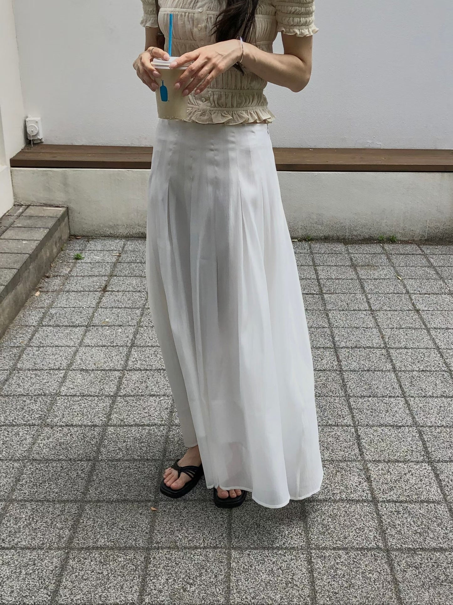 J15法式月光奶霧長裙