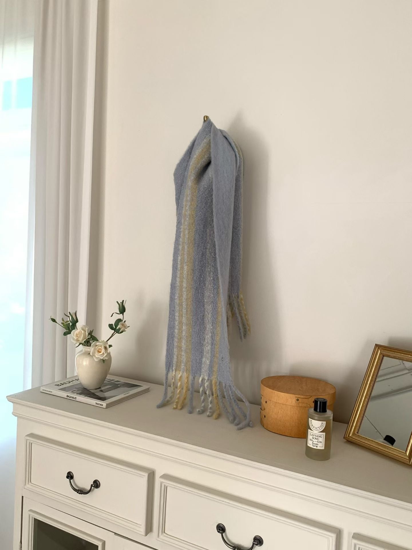 超級可愛柔軟的混色雙面羊毛圍巾🧣