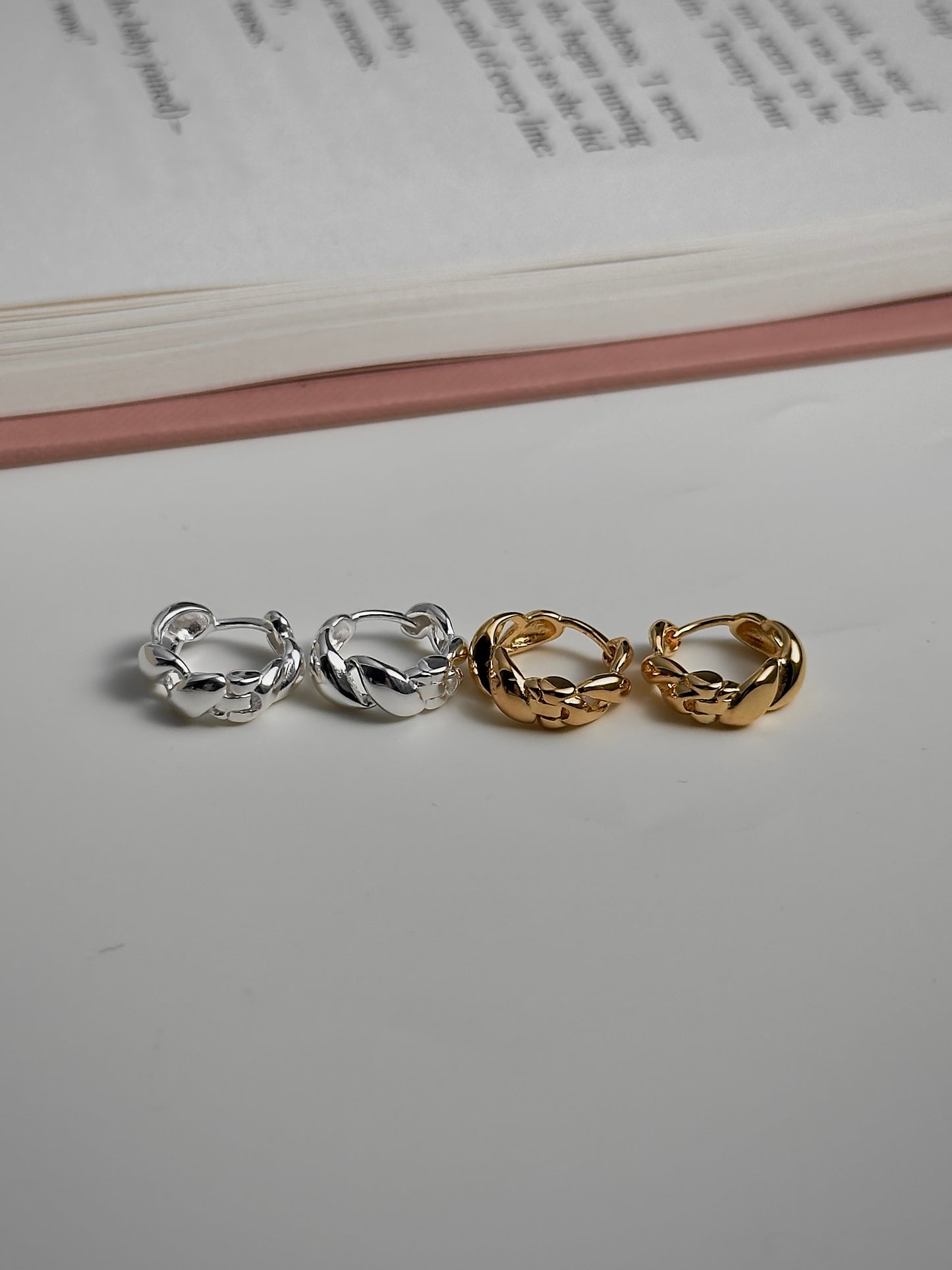 重磅！經典款簡約麻花耳扣