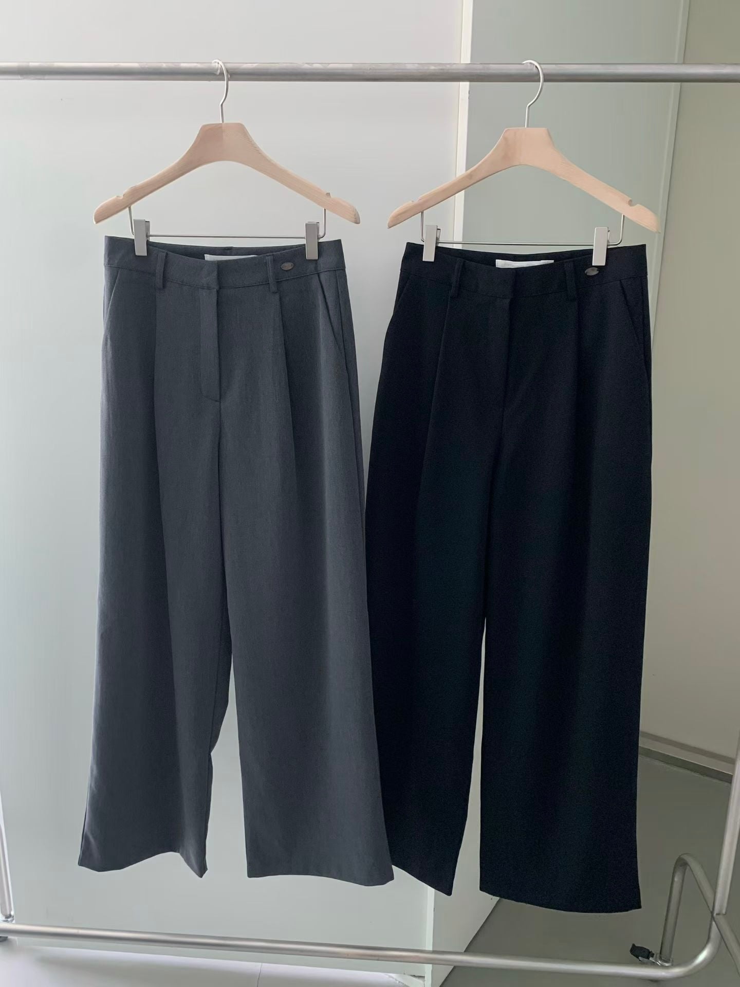 質感厚挺羊毛西裝褲