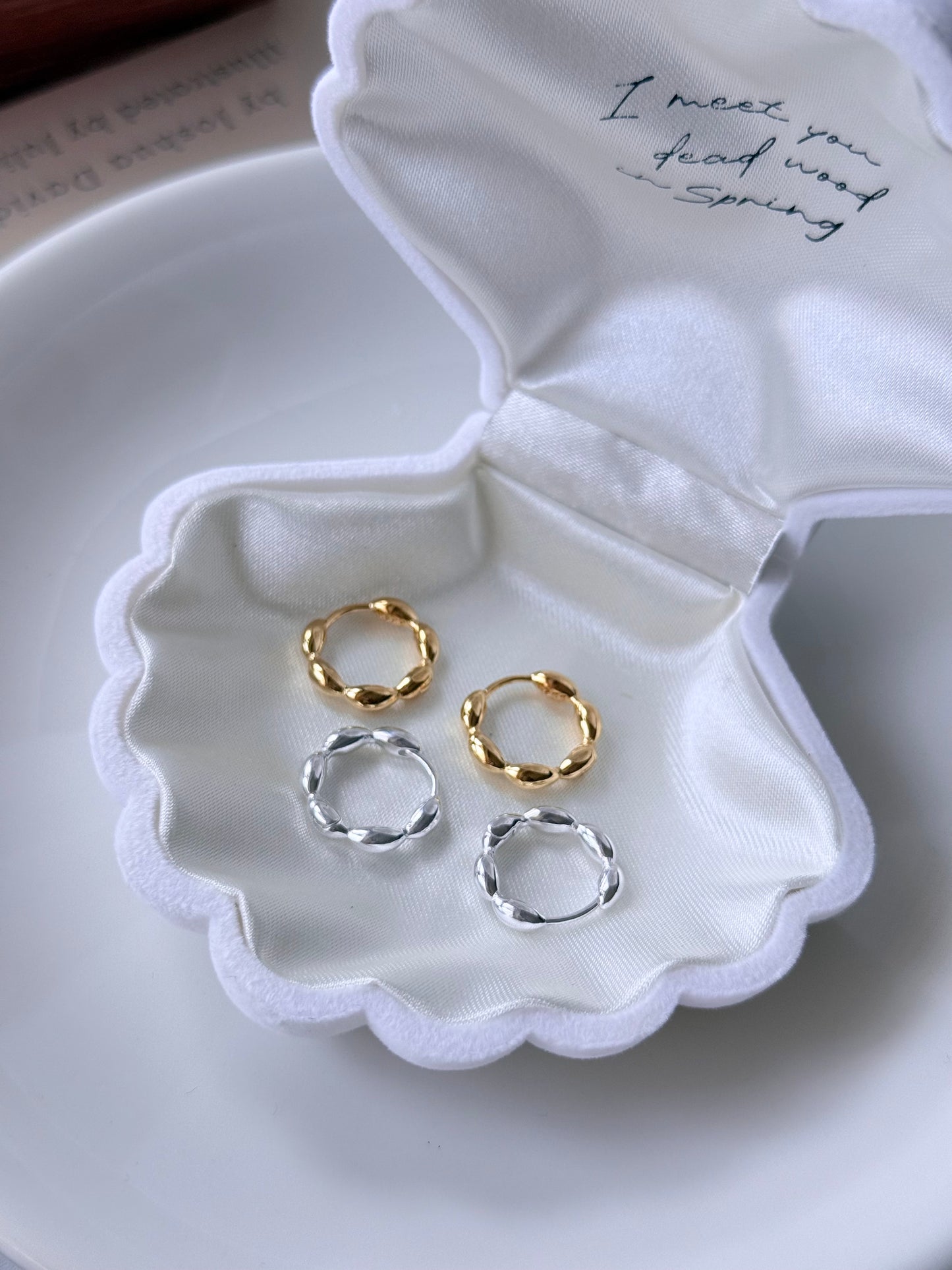 ☁️簡約百搭雲朵日常耳扣