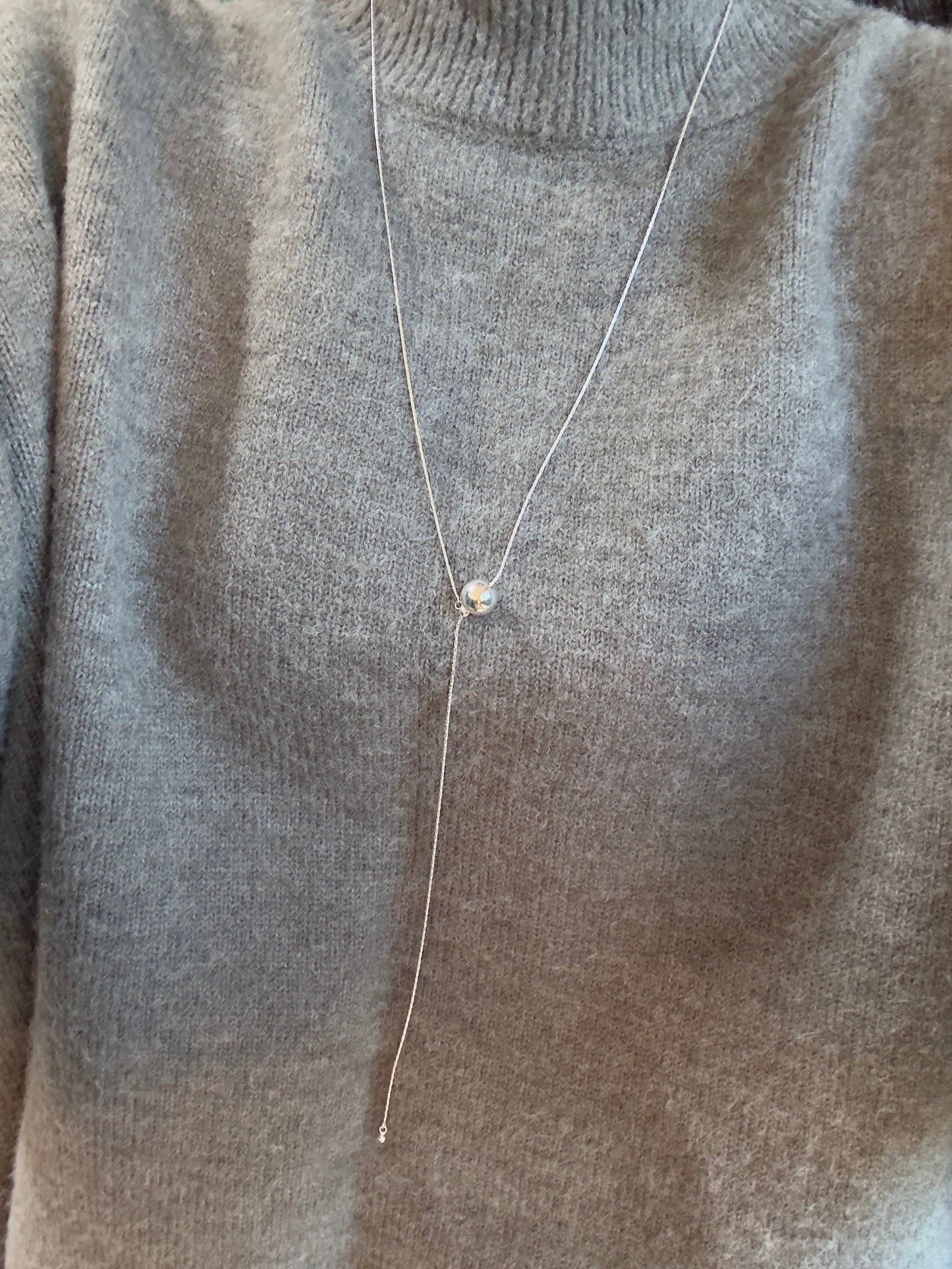 經典必備款🌟珠珠調節長鏈毛衣鏈