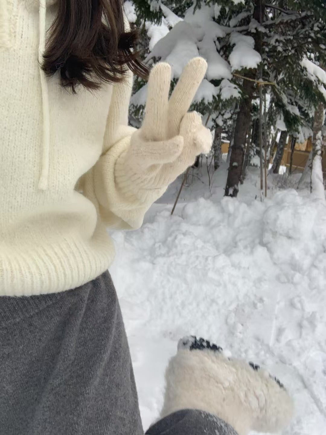 🇰🇷設計師選品 羊駝毛&羊毛混織短板帽踢