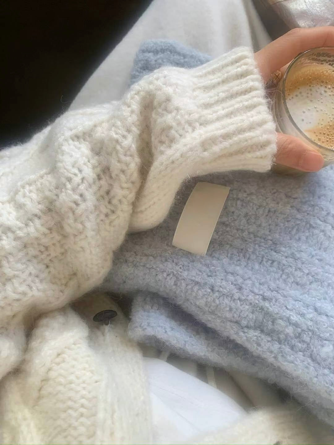 韓國設計師款🇰🇷羊駝毛羊毛混織圍巾