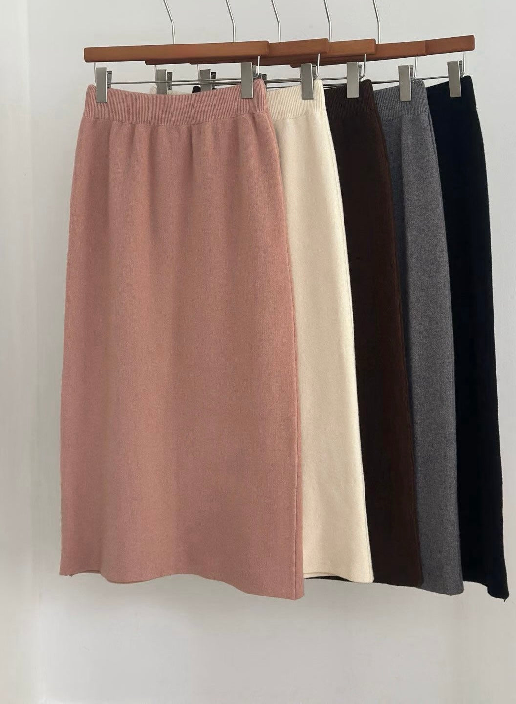 厚榜羊毛針織裙